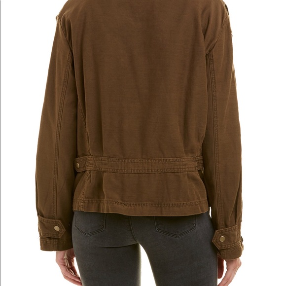 Free People Faye Military Jacket- Moss Color - Picture 5 of 8